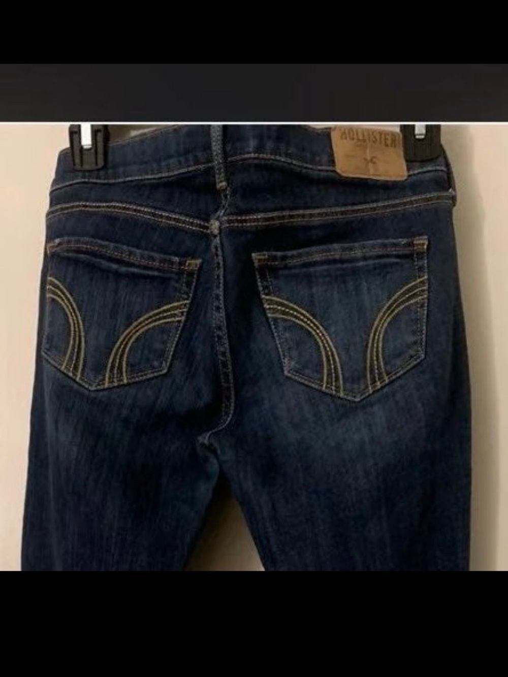 Hollister SoCal Stretch Dark Indigo Flare Jeans